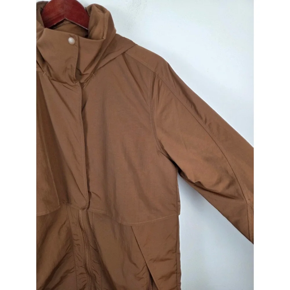 Lululemon Always Effortless Long Jacket Roasted Brown LW4BW9S Womens 6 - Picture 3 of 11